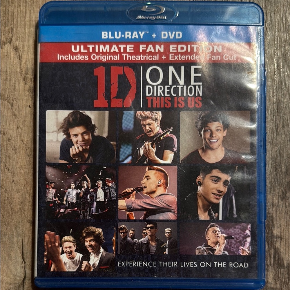 One Direction This Is Us Blu-ray DVD almost new